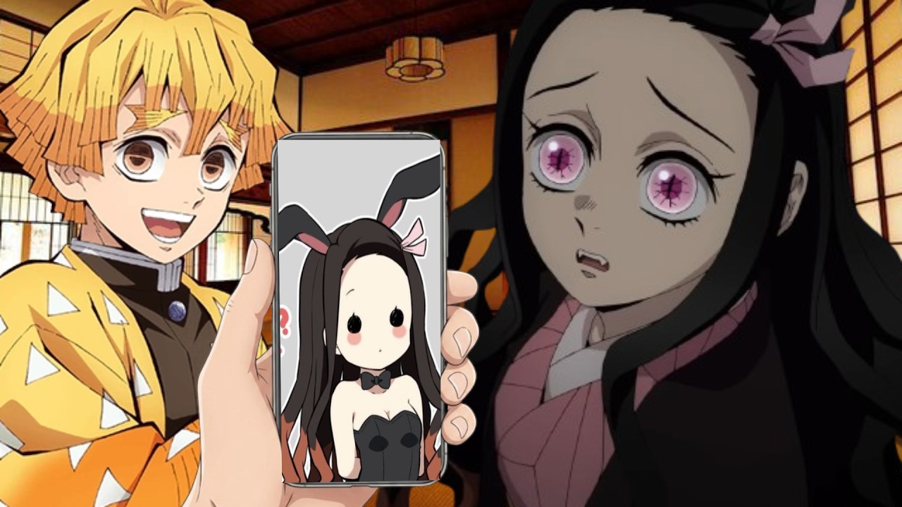 If Zenitsu got Nezuko's private photos.....