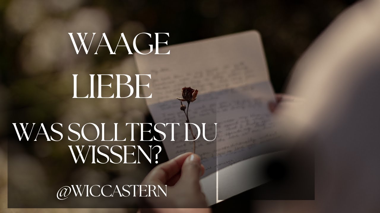 WAAGE Tarot | LIEBE | WAS MUSST DU WISSEN?