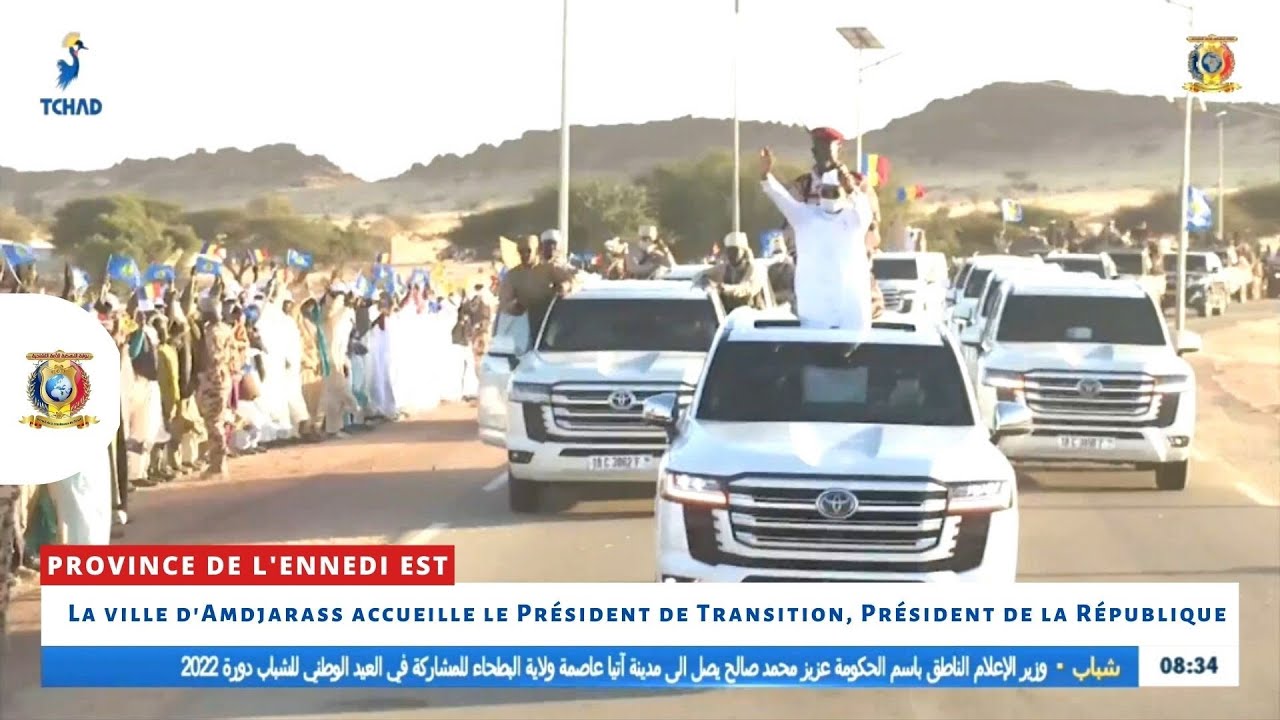ENNEDI EST - La ville d'Amdjarass accueille le Président de Transition, Président de la République