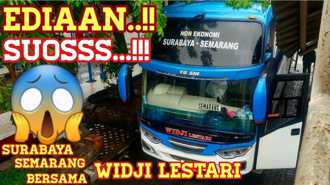 Bus Ini Cepat Sekali | Naik Bus Widji Lestari Trip Report Bus Surabaya Semarang