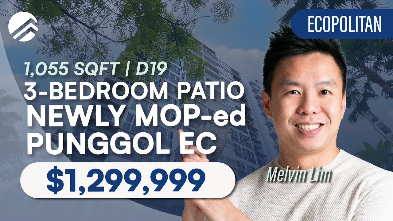 Ecopolitan - 3-Bedroom Corner Ground Floor unit in Punggol | $1,299,999 | Home Tour | Melvin Lim