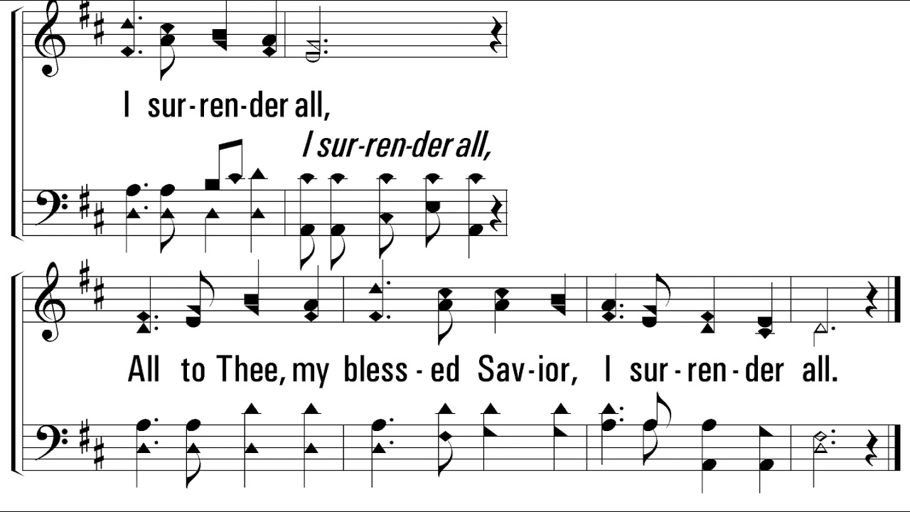 All to Jesus I Surrender