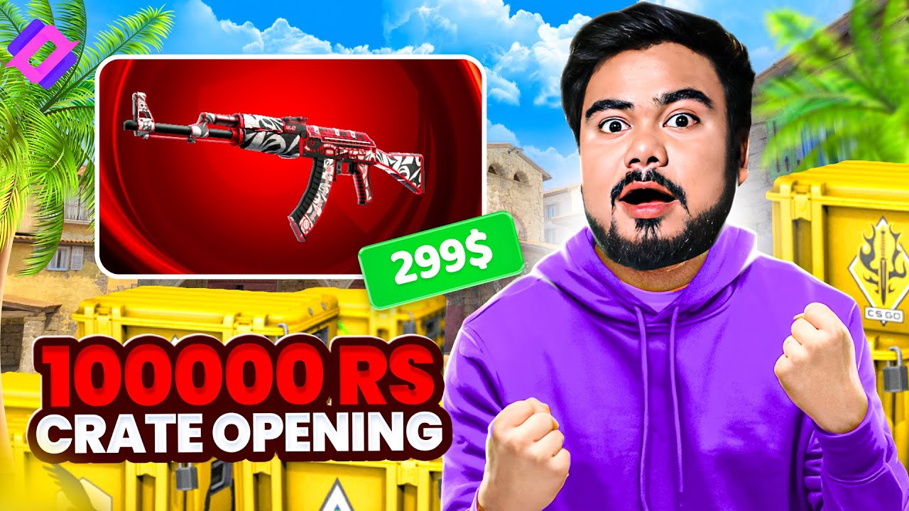 1 Lakh Rs. Crate Opening