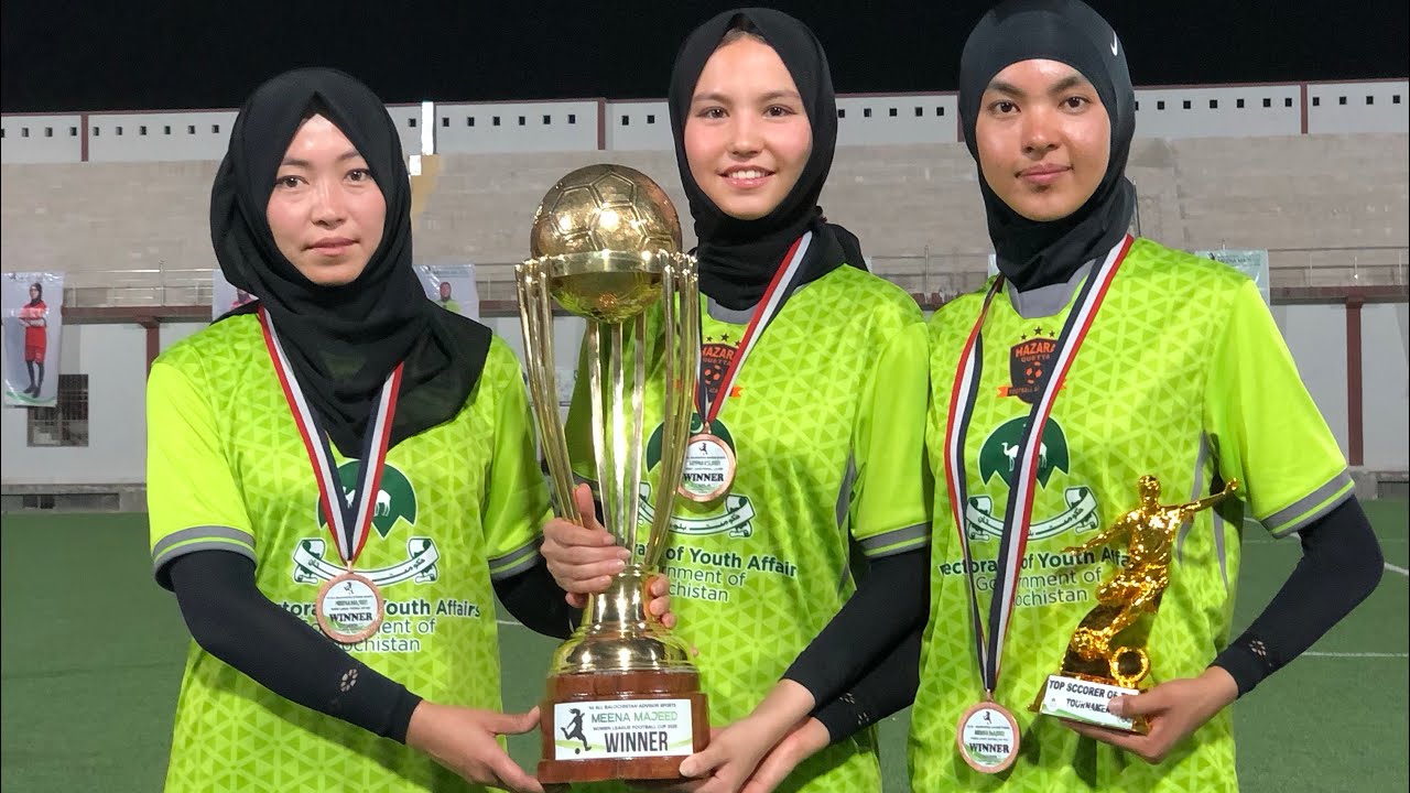 First All Balochistan Advisor Sports Meena Majeed Women’s Football League Final Match