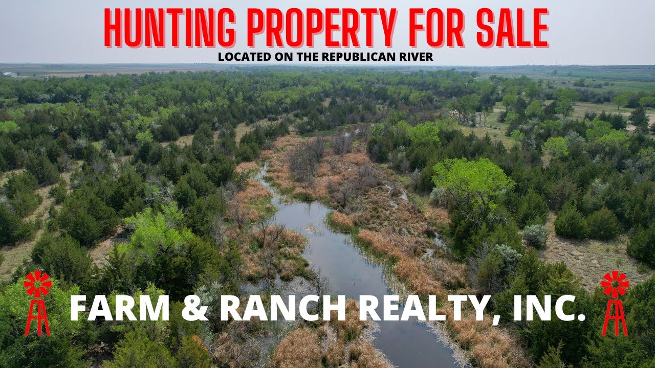 240+/- Acre Hunting Property For Sale - Located on the Republican River
