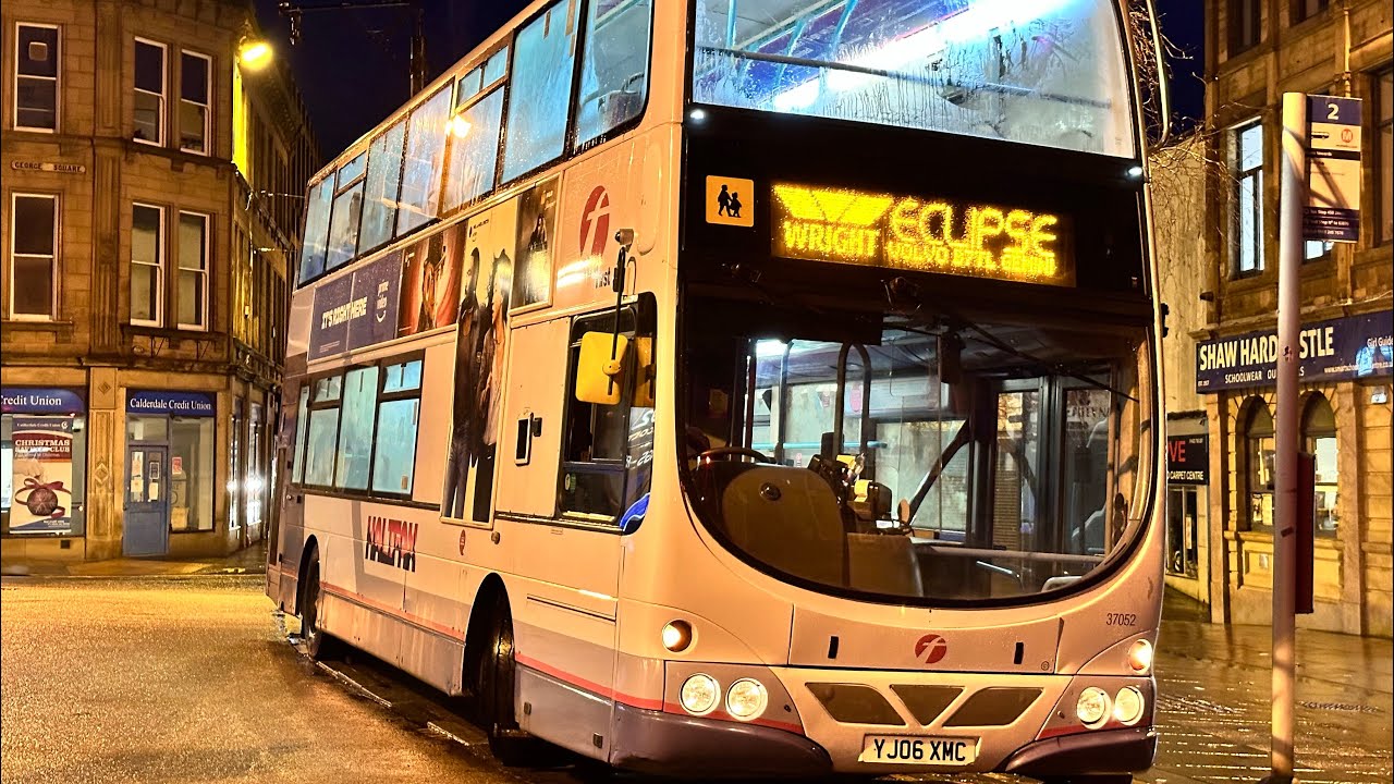 *WITHDRAWN* First Halifax 37052 (YJ06 XMC) on the X1 to Huddersfield