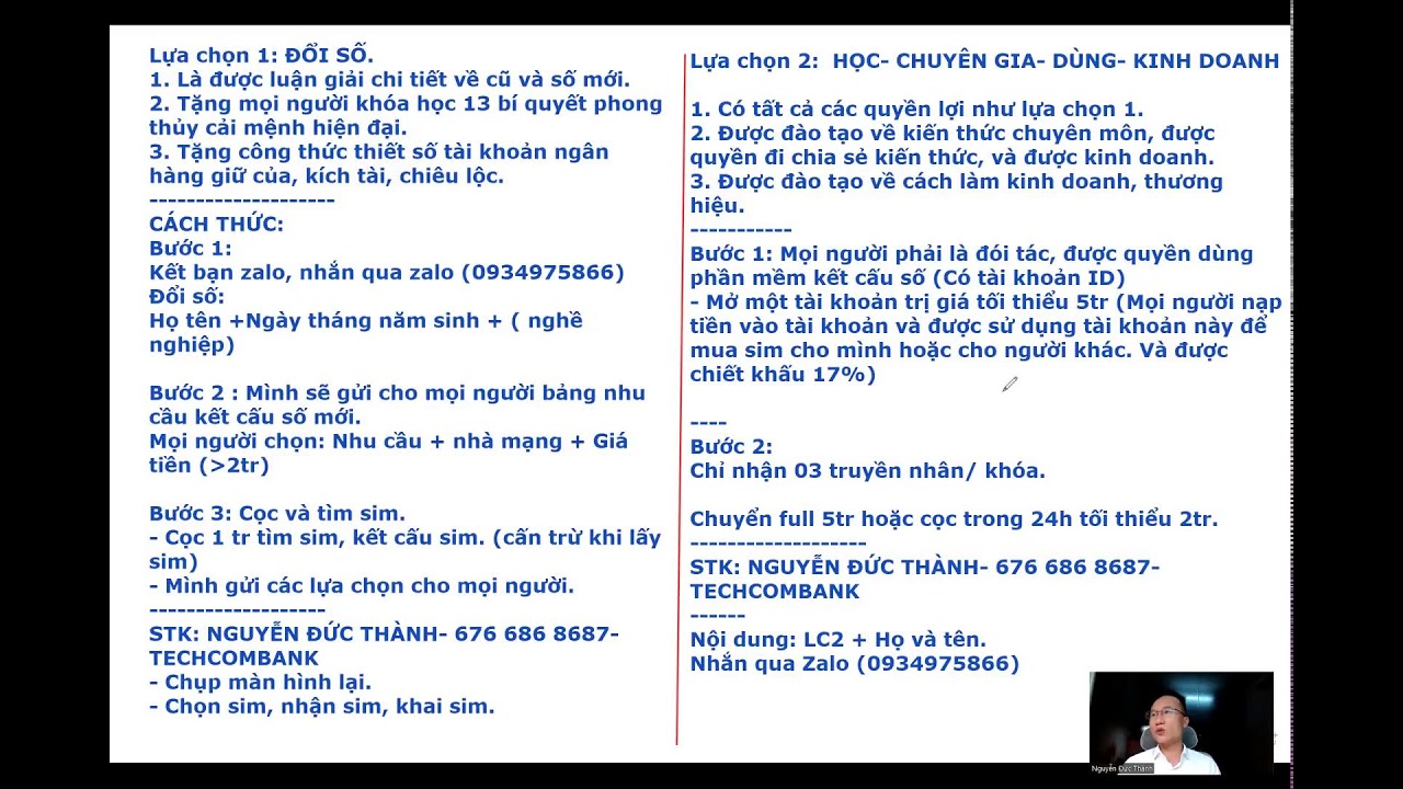 Bí ẩn SANG- HÈN qua số điện thoại- Bát cực linh số