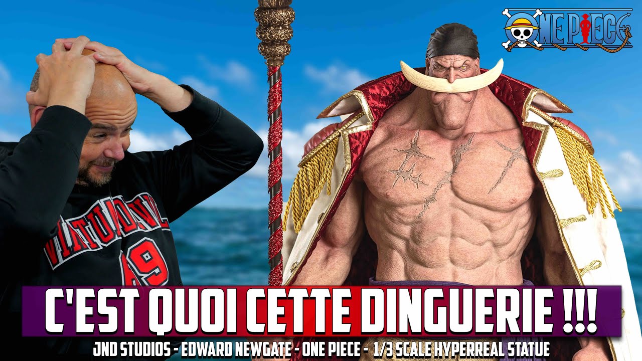 C'est COMPLETEMENT DINGUE !  Edward NewGate JND Studios One Piece Hyperreal Statue !