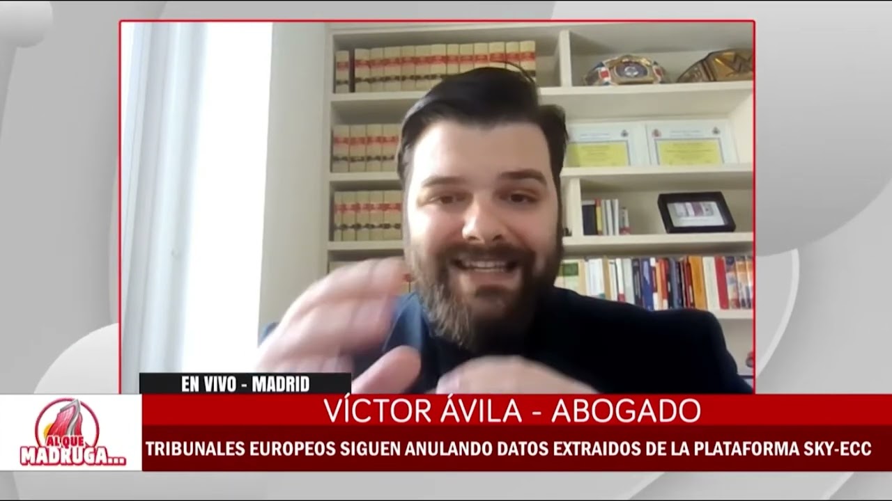 Víctor Ávila analiza el caso SKY ECC en España | Entrevista en 100 Noticias “Al que Madruga” 