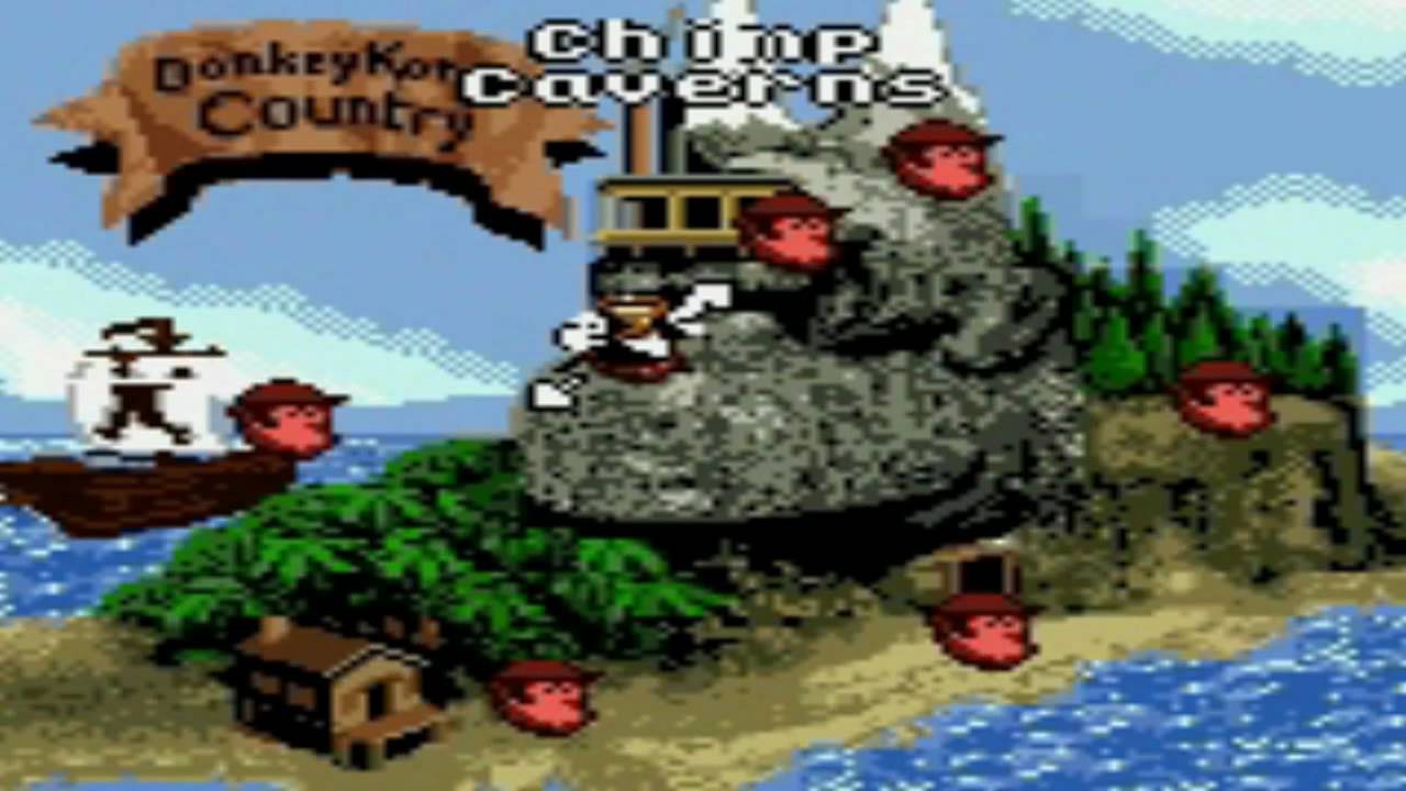 Donkey Kong Country [GBC] - World Map