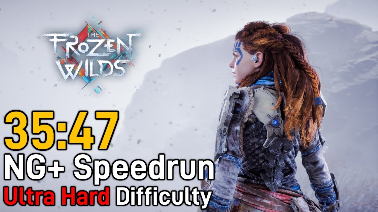 HZD The Frozen Wilds Speedrun - NG+ Ultra Hard in 35:47 (Former WR)