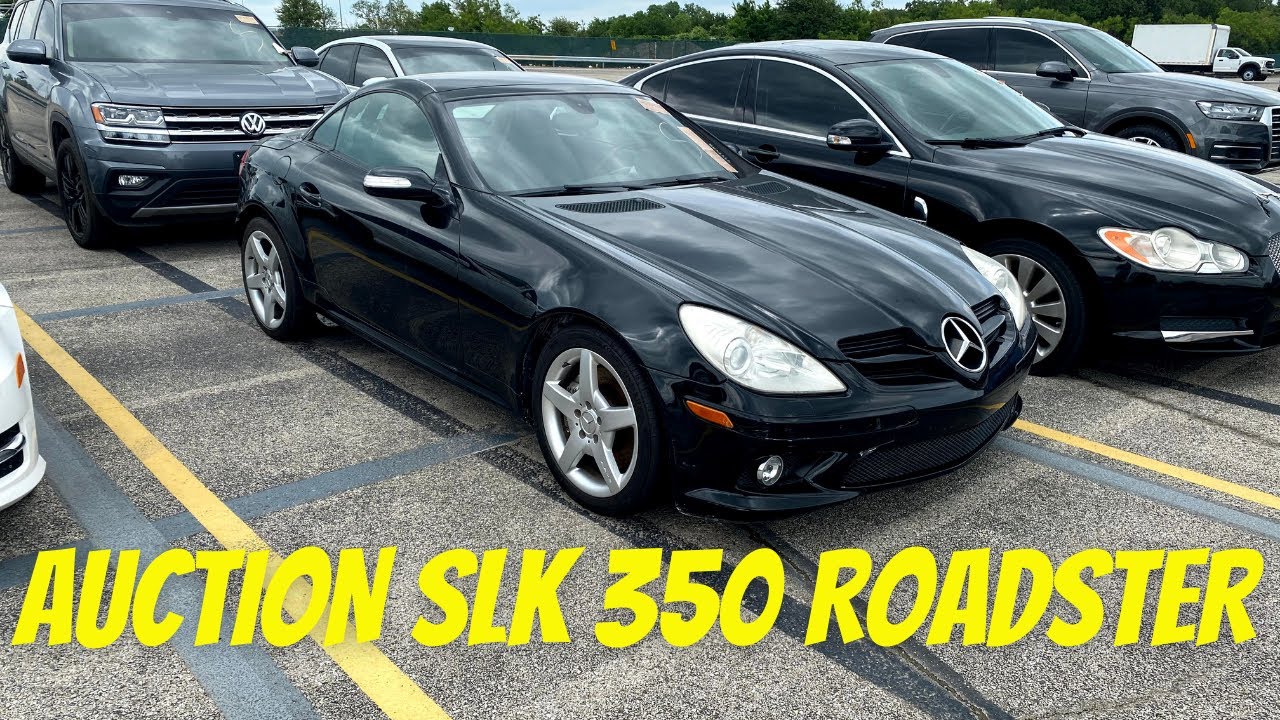 Picking Up A Mercedes SLK 350 From The Car Auction