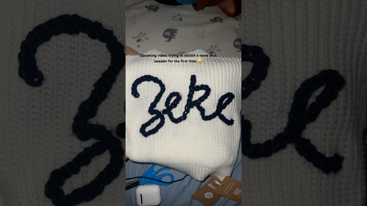 Trying something knew #diyprojects #diyknitting #customized #knitting #babygift #giftideas #diy