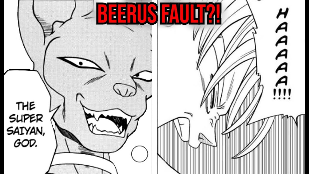WHAT THE HELL DID BEERUS DO???!!! BEERUS CREATED SUPER SAIYAN GOD? | DRAGON BALL SUPER MANGA THEORY