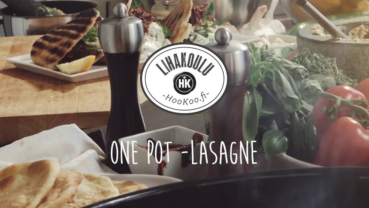 Helppo one pot -lasagne. Lihakoulu | HK