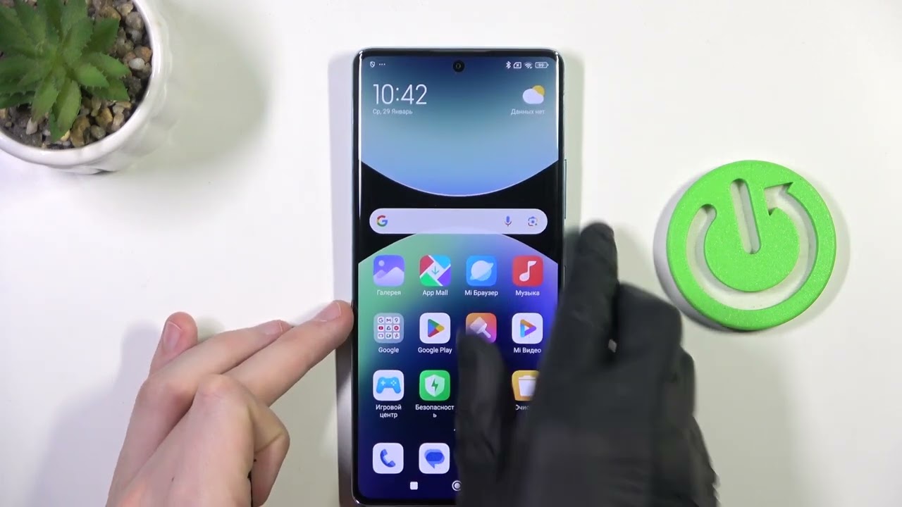 Как вставить SIM-карту/SD-карту в REDMI Note 14 Pro 5G?