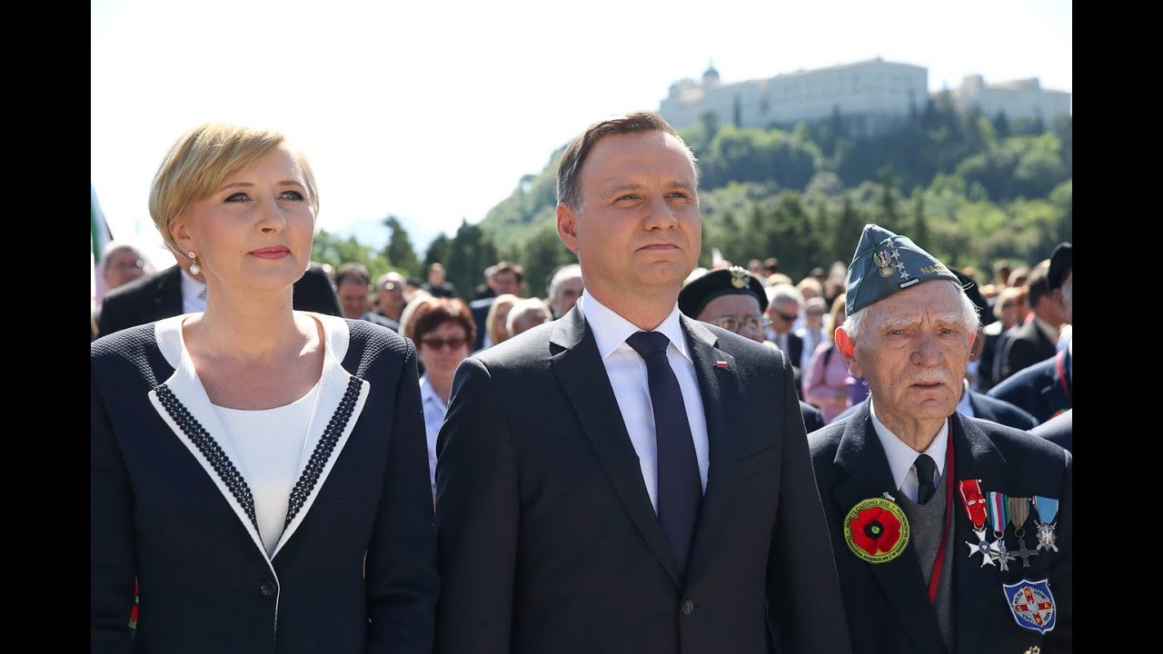 Udział Prezydenta RP i Małżonki w uroczystości z okazji 72. rocznicy Bitwy o Monte Cassino