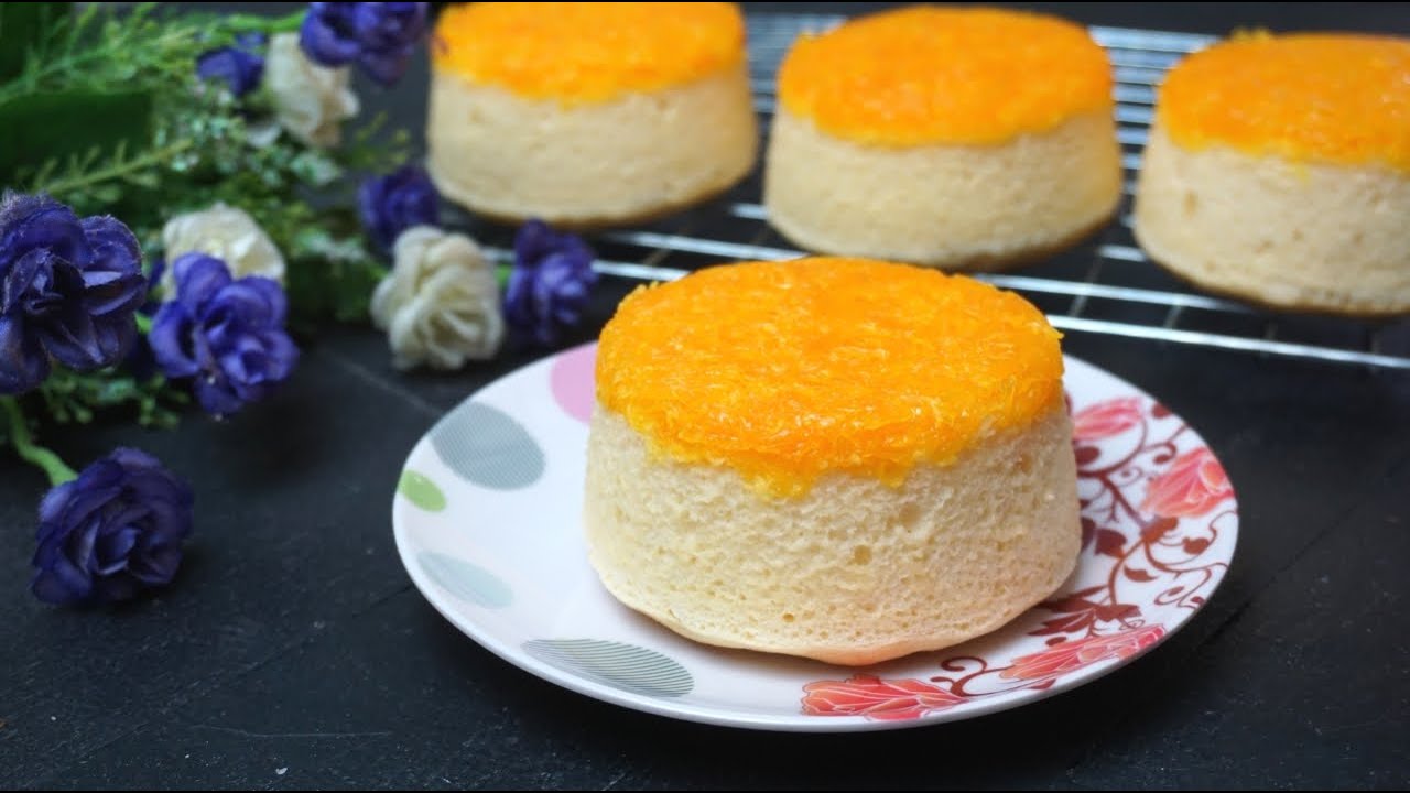Thai dessert | Foi thong chiffon cake เค้กฝอยทองเนื้อชิฟฟ่อน