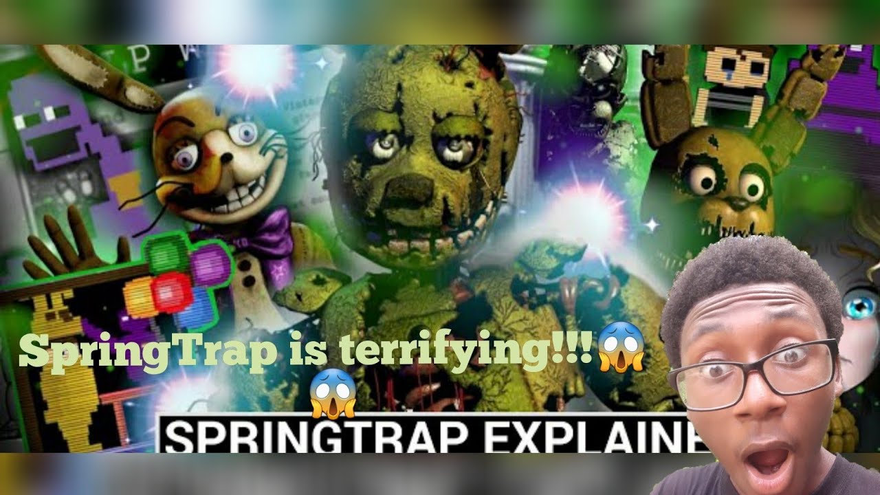 FNaf Animatronics Explained [SpringTrap] (Five Nights at Freddy's Facts) @SuperHorrorBro reaction