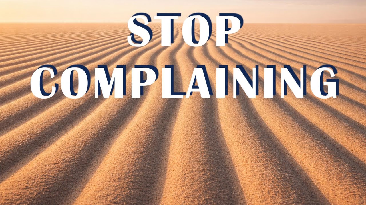 Stop Complaining, Start Acting – Nobody Is Coming to Fix Your Life