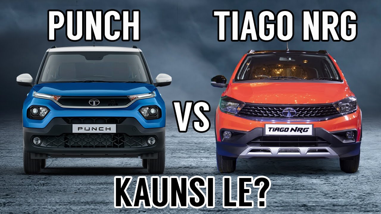 Tata Punch Vs Tata Tiago NRG | Detailed Comparison | Tiago NRG Vs Punch Adventure variant