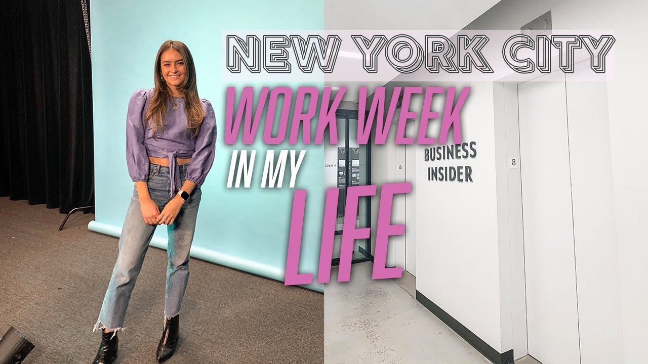 NEW YORK CITY WORK WEEK IN MY LIFE: podcasting, video shoot at business insider VLOG
