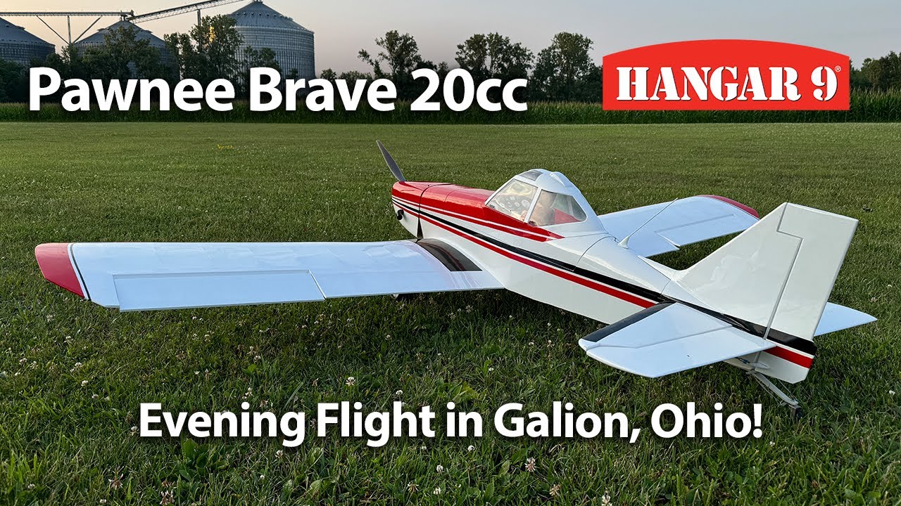 Ethan Ater Flying the Hangar 9 Pawnee Brave 20cc at Eagle Squadron RC!