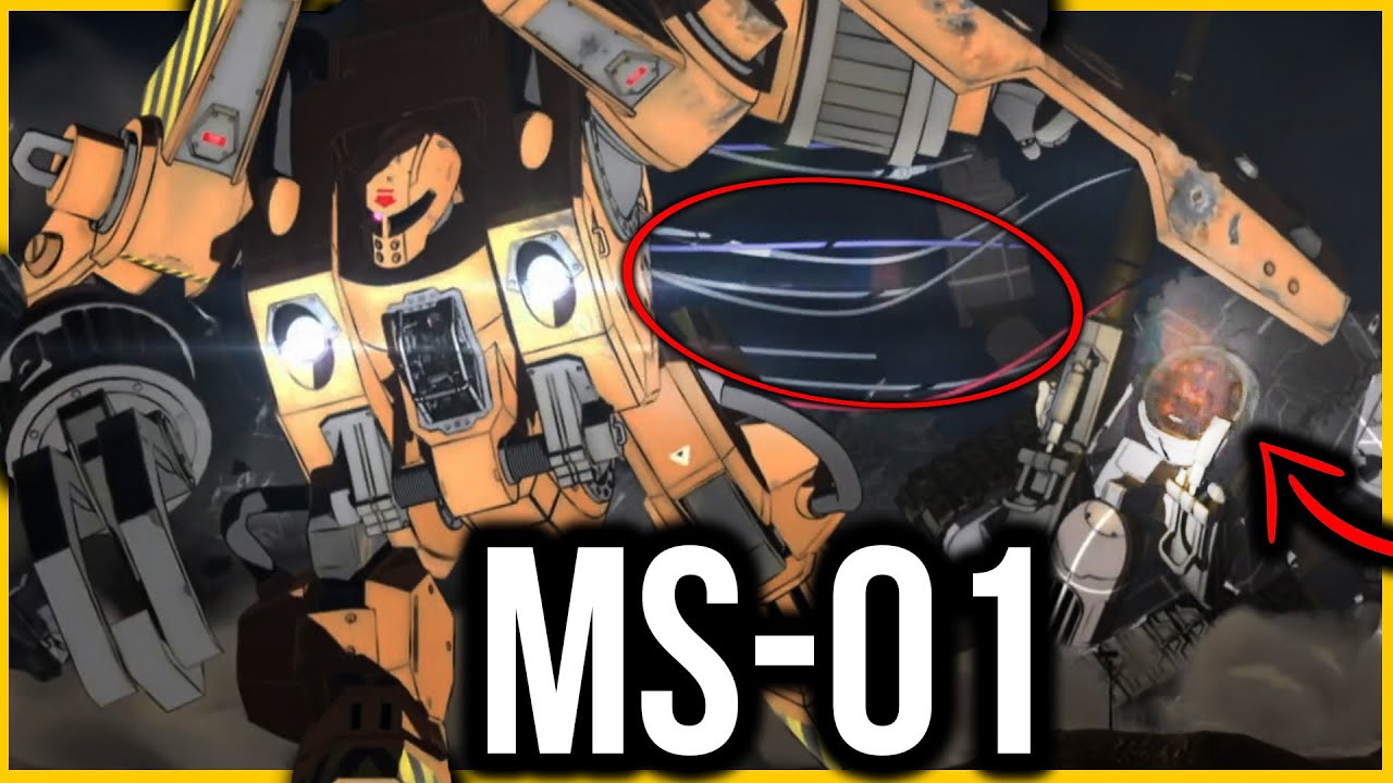 ПЕРВЫЙ мобильный костюм | MS-01 | Gundam: Происхождение
