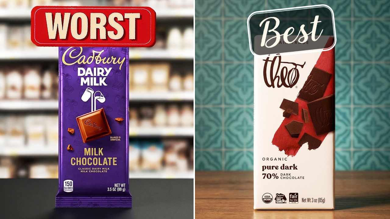 5 Chocolate Bars To Never Buy And 5 That Are ACTUALLY Best