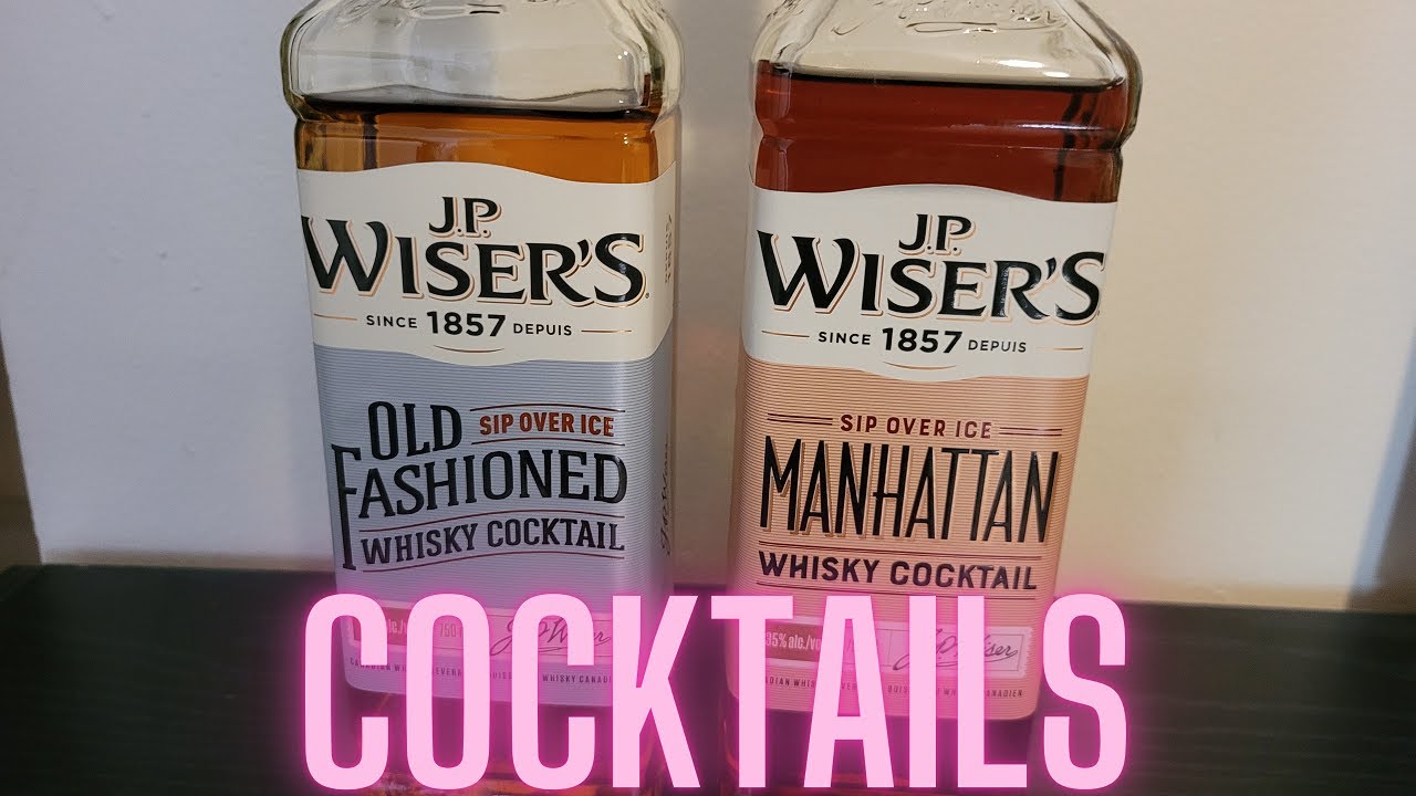 Trying some J.P. Wiser's Cocktails