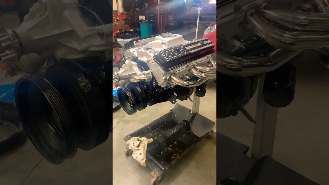 My rebuilt engine #car #mechanic #classic #automobile
