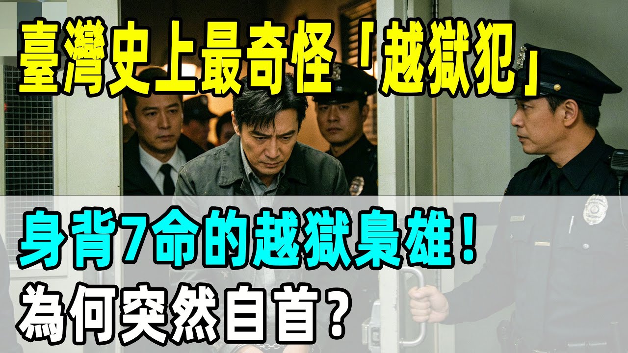 臺灣史上最奇怪「越獄犯」！身背7命的越獄梟雄！為何突然自首？狠辣黑道大哥的救贖密碼，藏在500封手寫信中。#故事頻道 #睡前故事 #故事分享