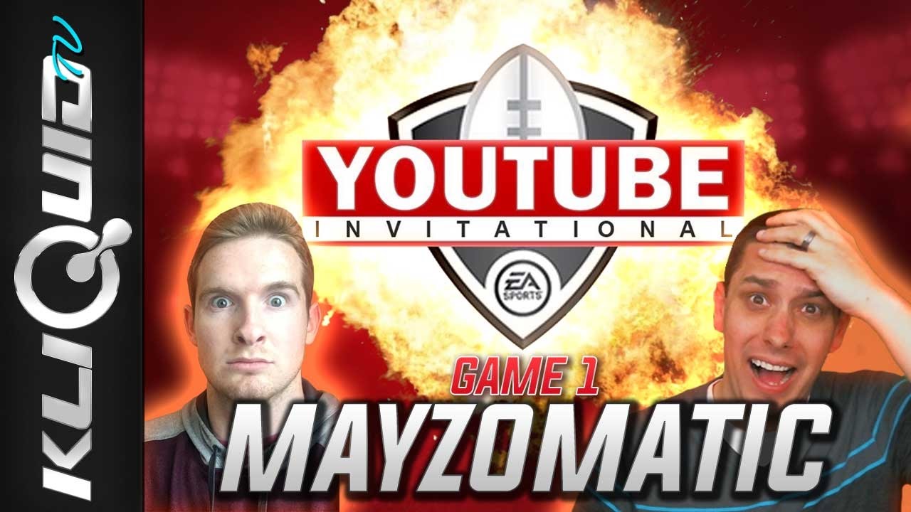 KLIQUID vs MAYZOMATIC! Madden 17 YOUTUBE INVITATIONAL Group Stage Game 1 | Madden 17 Draft Champions