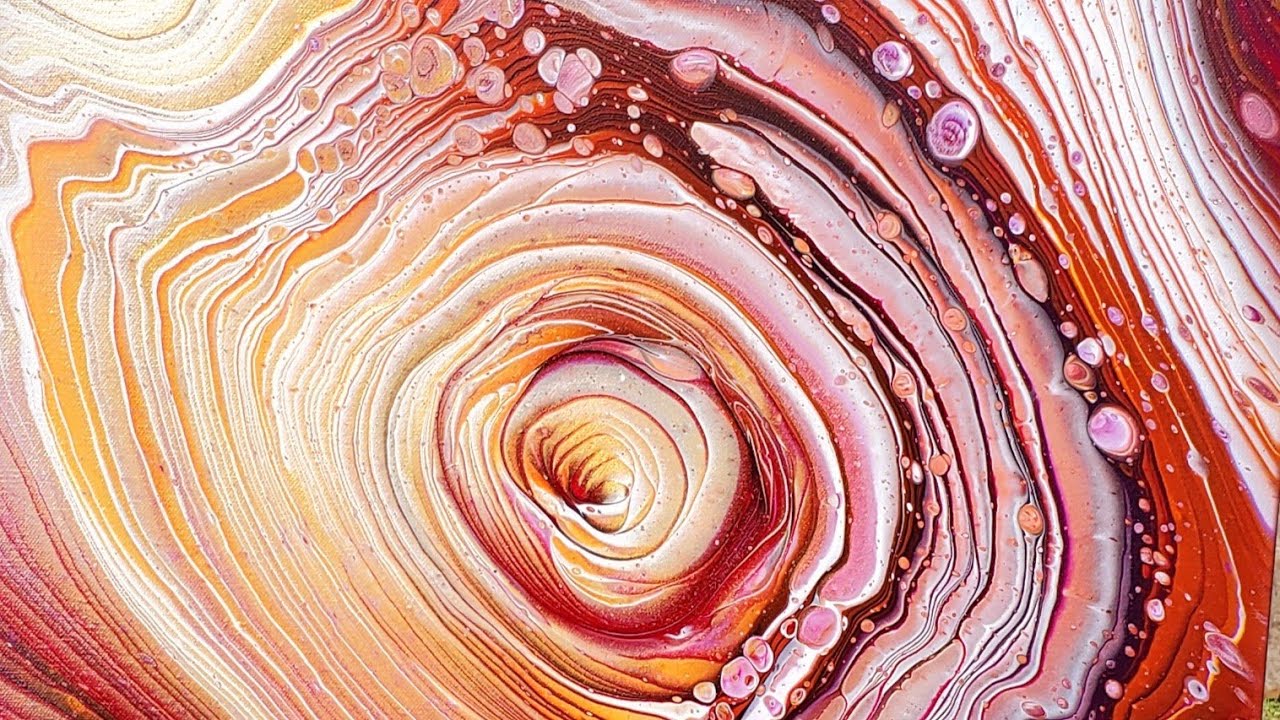 Summer Wine: Gorgeous Acrylic Split Cup Ring Pour w/ Amazing Details!