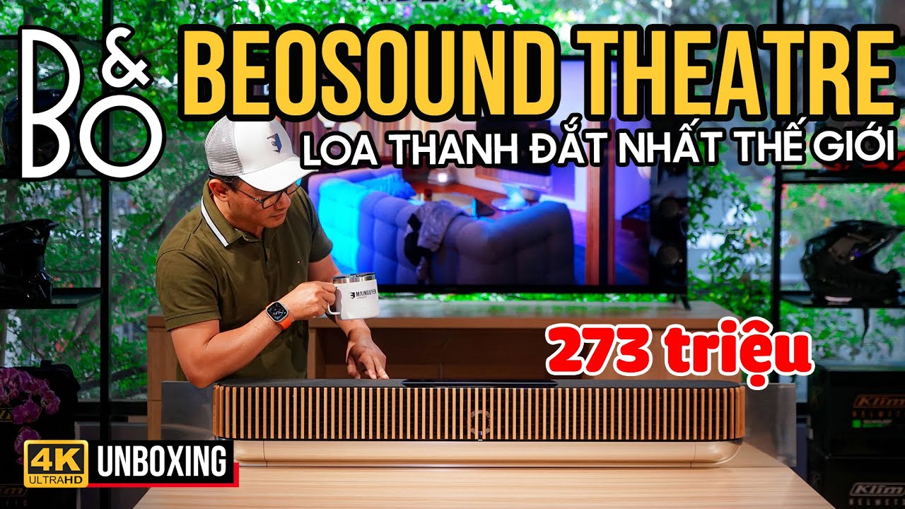 SOUNDBAR ĐẮT NHẤT THẾ GIỚI: KHUI HỘP ĐẦU TIÊN TẠI VIỆT NAM B&O BEOSOUND THEATRE LIGHT OAK