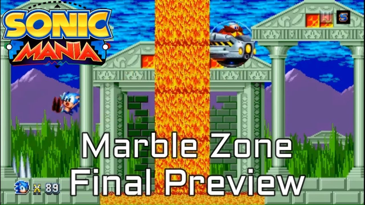 Sonic Mania Marble Zone Stage Mod Final Preview