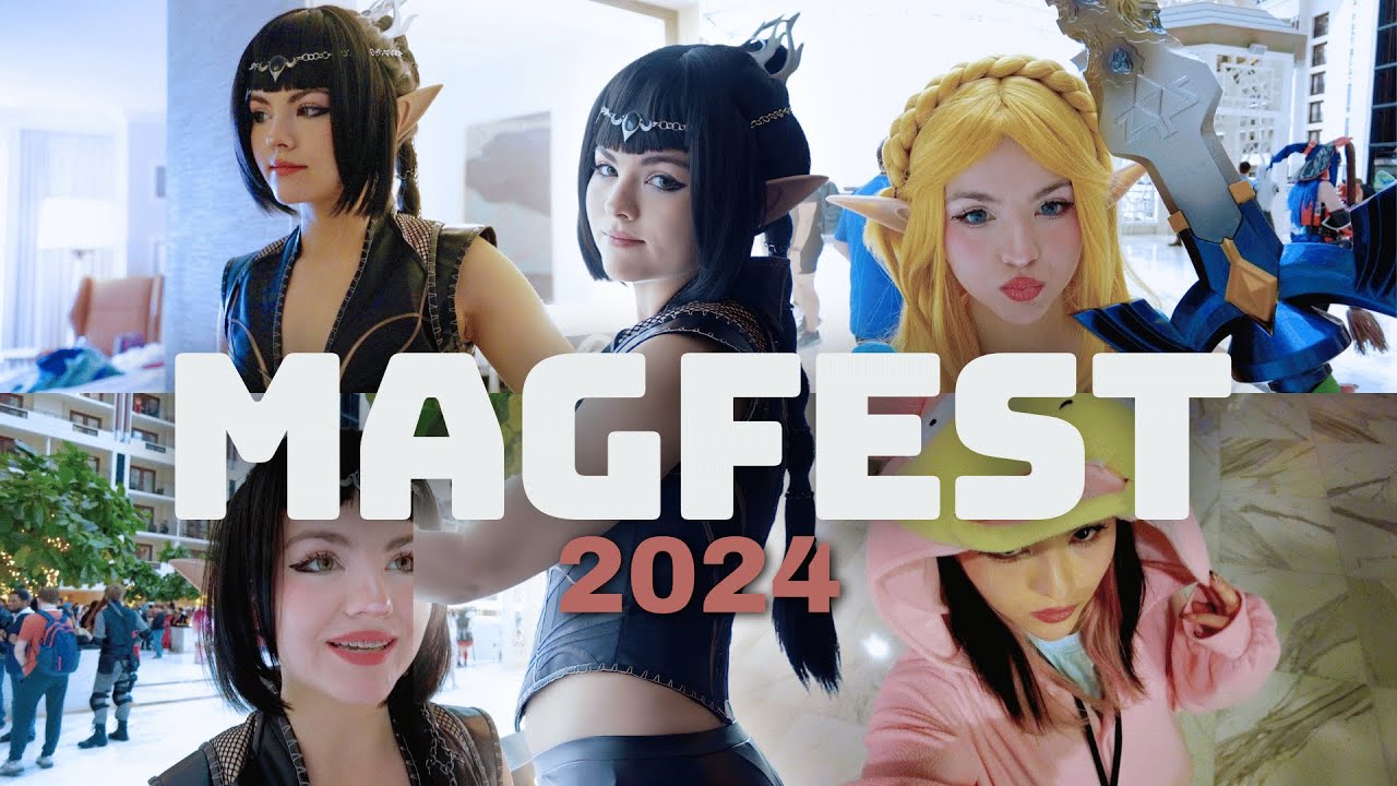 Cosplaying My Video Game Waifu ❤️  MAGFEST 2024 VLOG