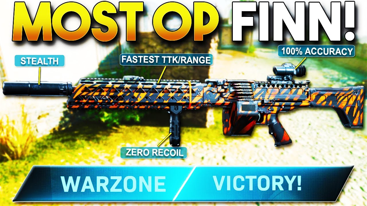 UNSTOPPABLE FINN LMG BEST LOADOUT IN WARZONE | Modern Warfare Best FINN Class (COD MW Best Setups)