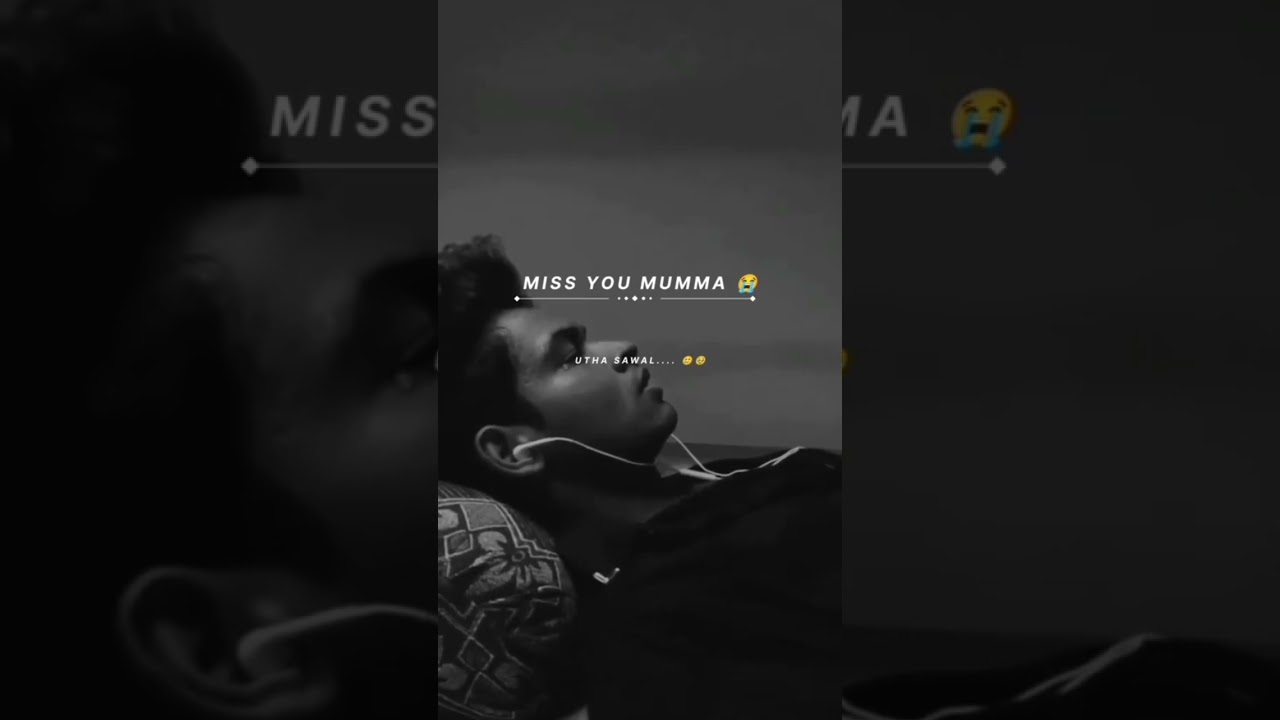 Miss You Maa 💔🥺  #missyou #mother #love #emotionalstatus #crying #mom #without