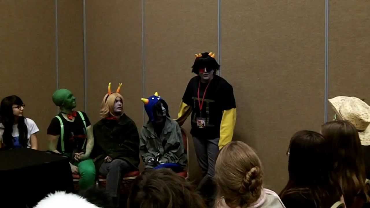 [Buckets of Homestuck] Ask A Homestuck Panel Fall A2F 2012