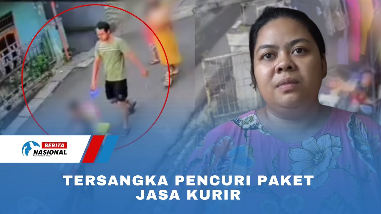 Tersangka Pencuri Paket Jasa Kurir