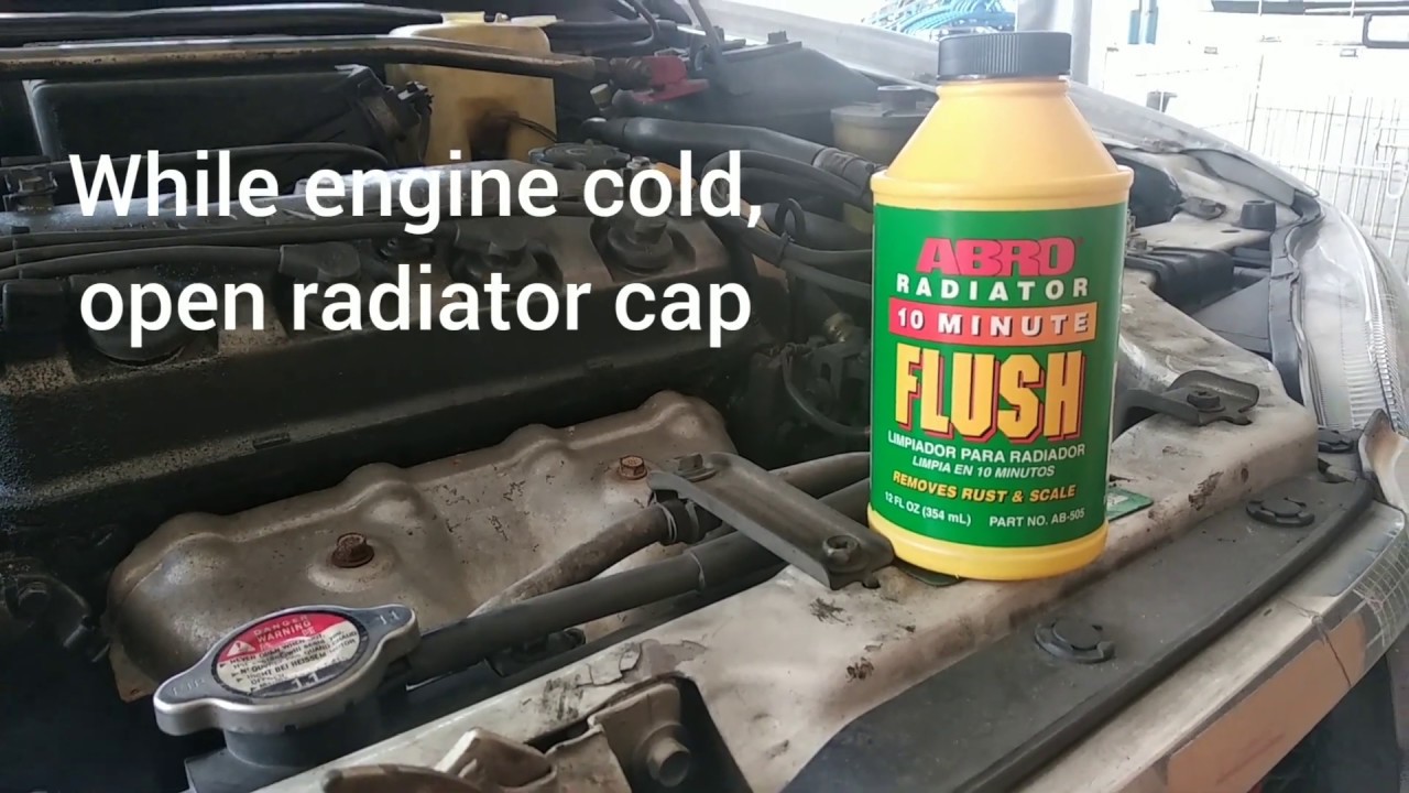 Abro: DIY Radiator Flush with Abro's Radiator 10-Minute Flush
