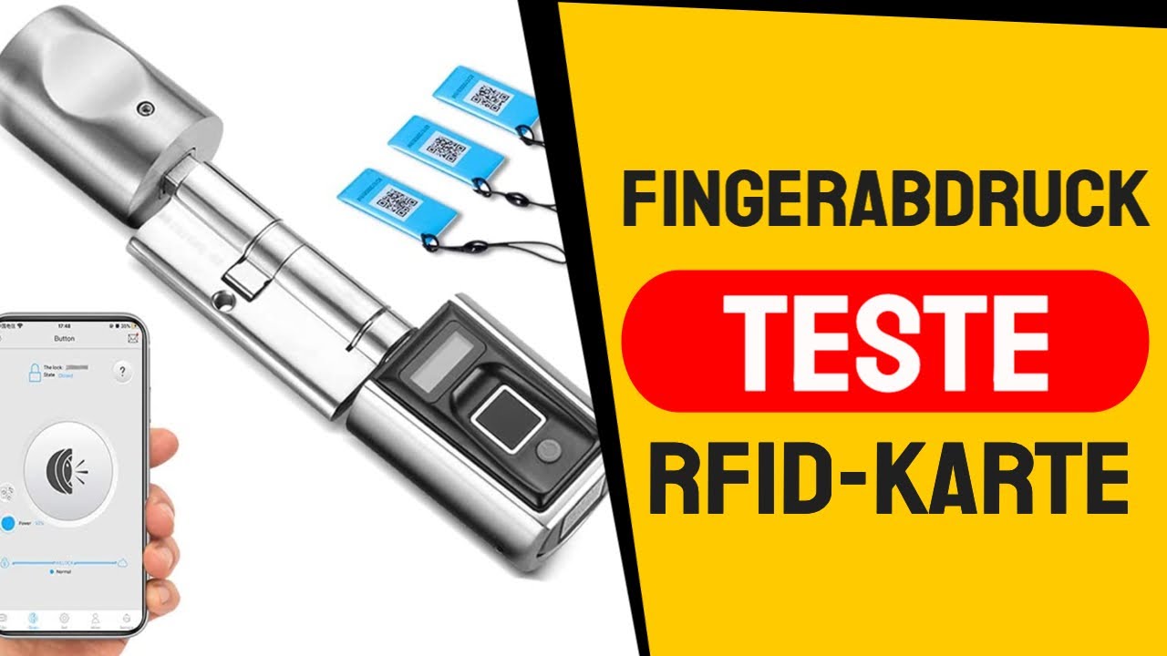 WELOCK elektronisches Türschloss mit Fingerabdruck und RFID