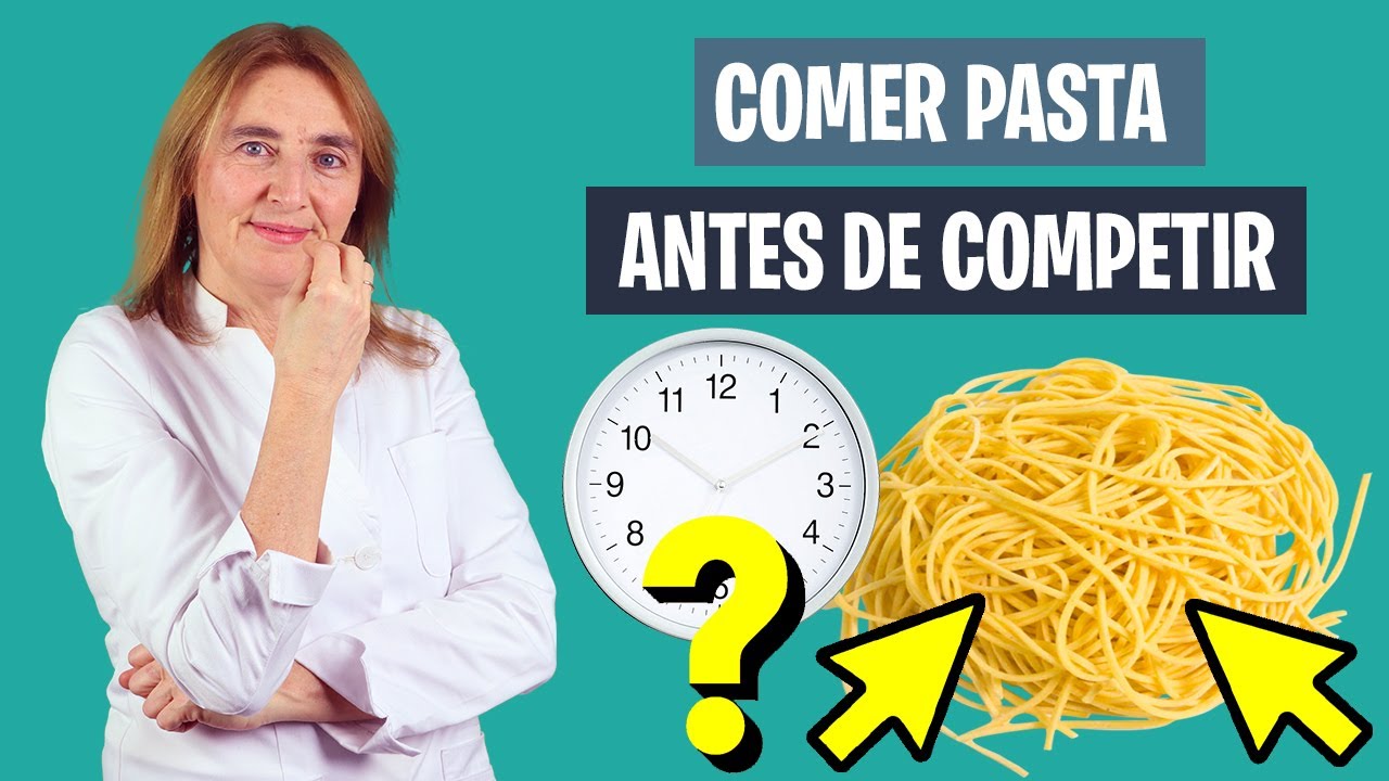 POR QUÉ se COME PASTA ANTES DE una COMPETICIÓN | Dieta pre-competición | Nutrición deportiva