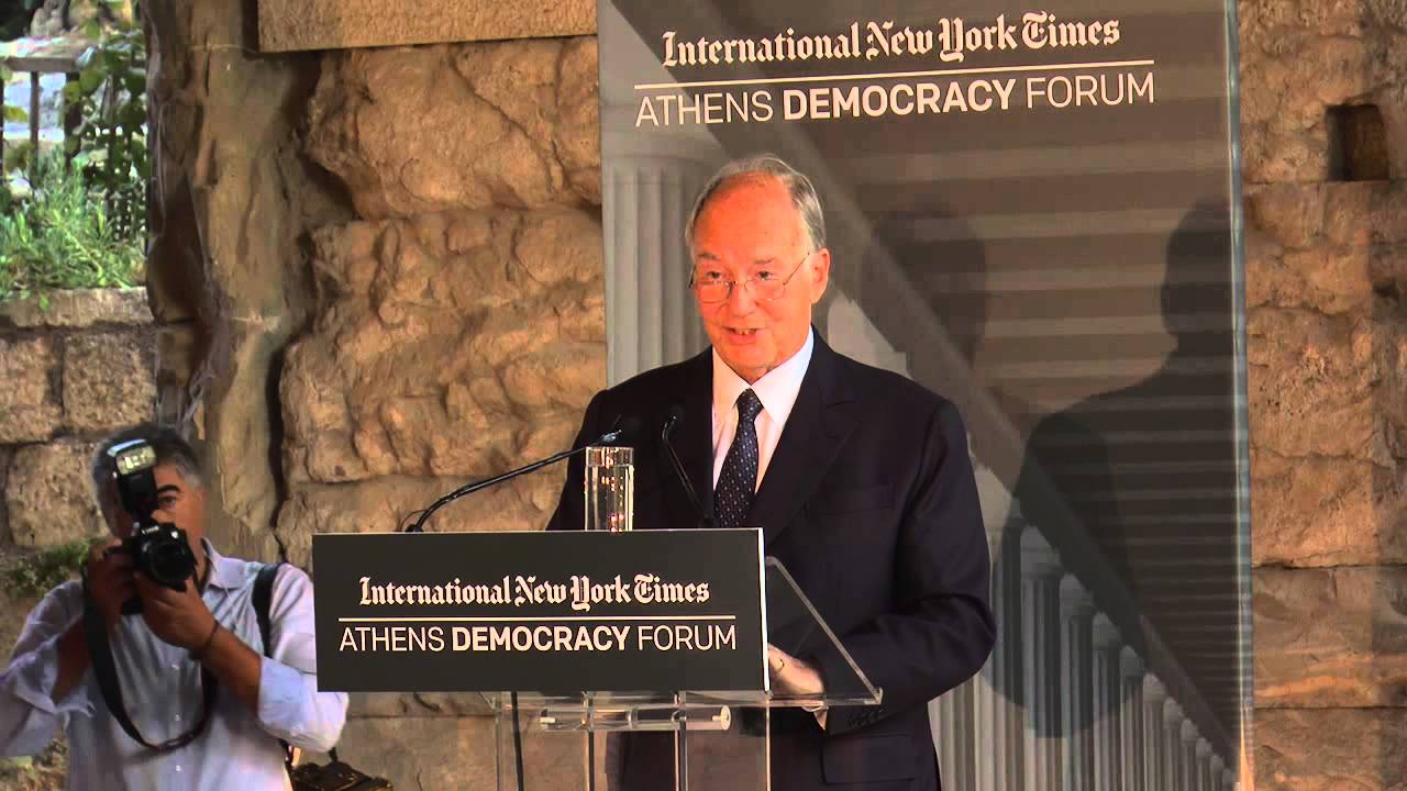 Aga Khan Speaks on the Challenges Facing Democracy at the Athens Democracy Forum | 2015