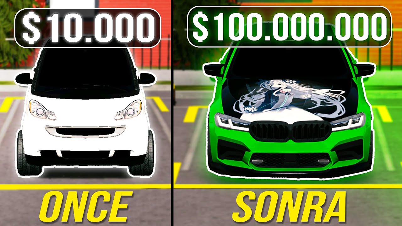 0$'dan Başlayıp 100.000.000$ OYUN PARASI YAPTIM !! Car Parking Multiplayer