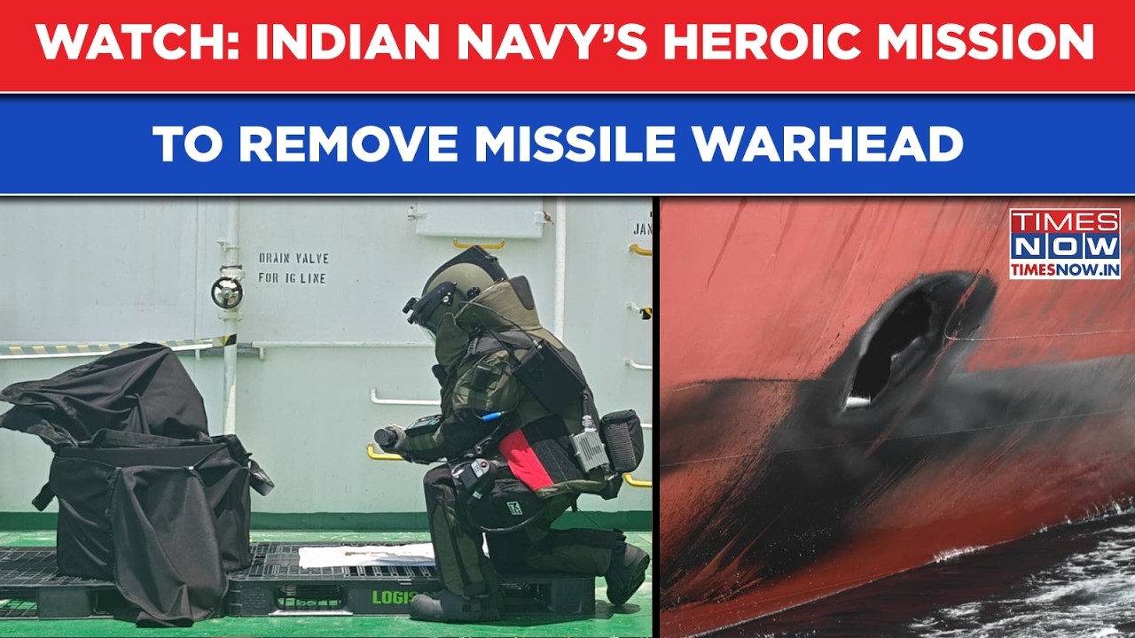 Inside Indian Navy&rsquo;s Heroic Mission To Remove Unexploded Warhead From Tanker Off Oman Coast| Watch