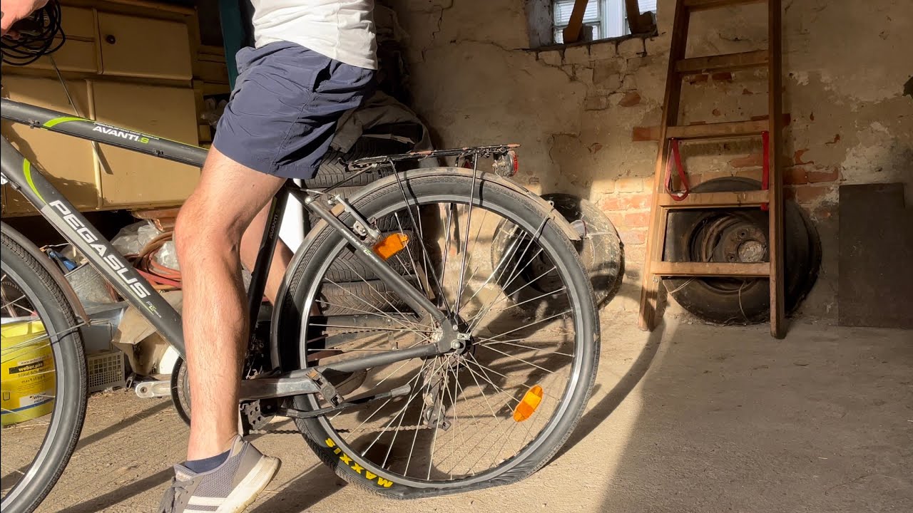 Deflate soft rear tire