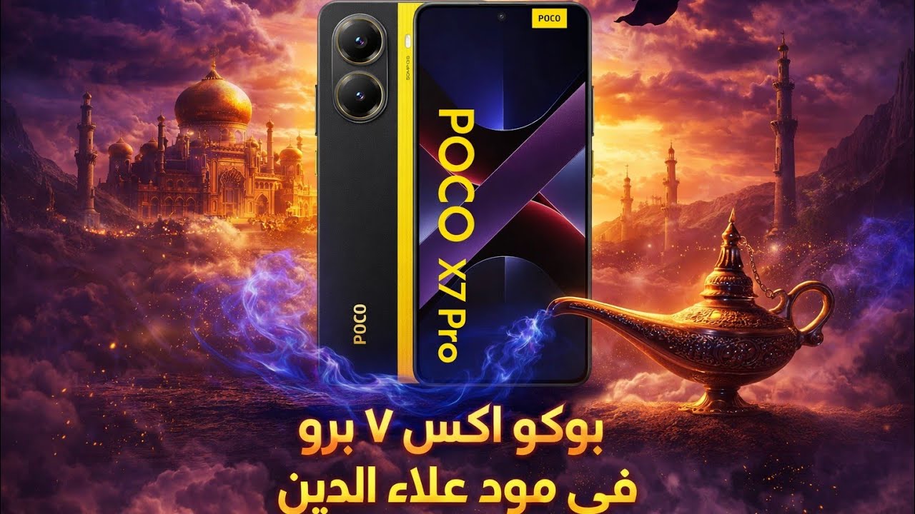 بوكو اكس 7 برو في مود علاء الدين ببجي موبايل اداء اسطوري💪💪PUBG MOBILE POCO X7 PRO 