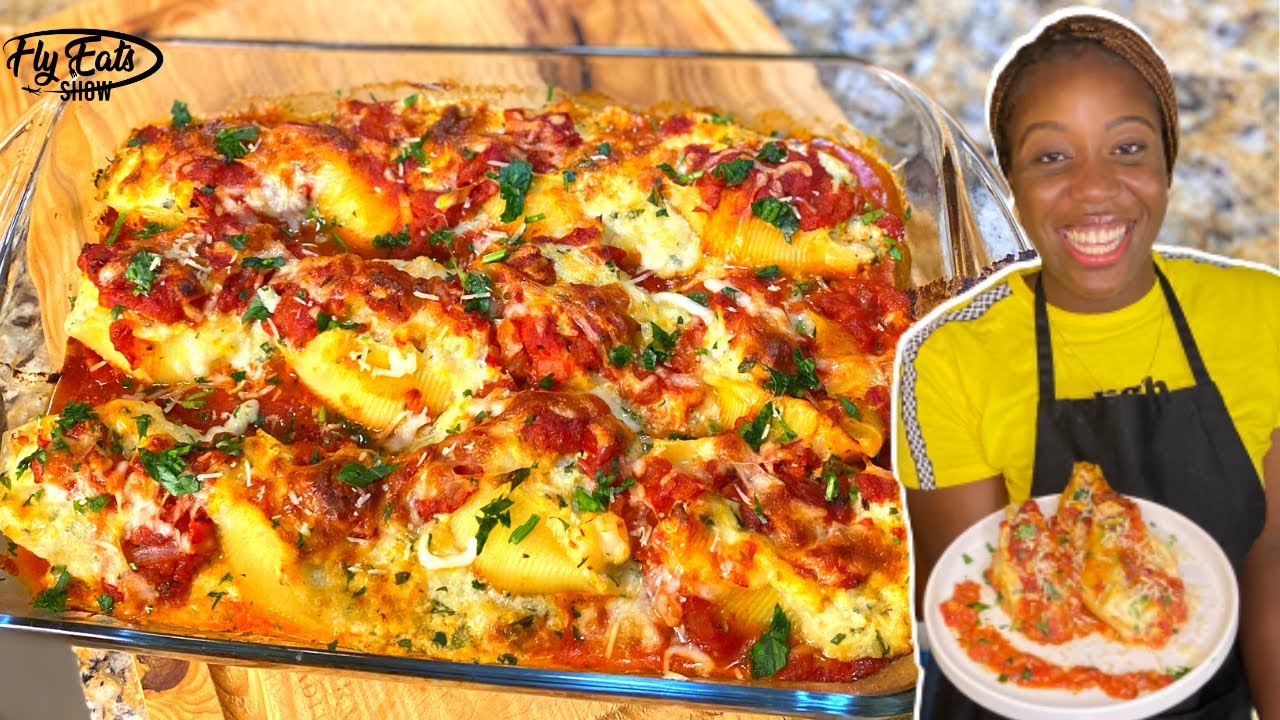 CHEESY Seafood Stuffed Shells Recipe |EASY & DELICIOUS|